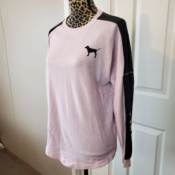 Pink by Victoria Secret Terry Pullover - Picture 3 of 9